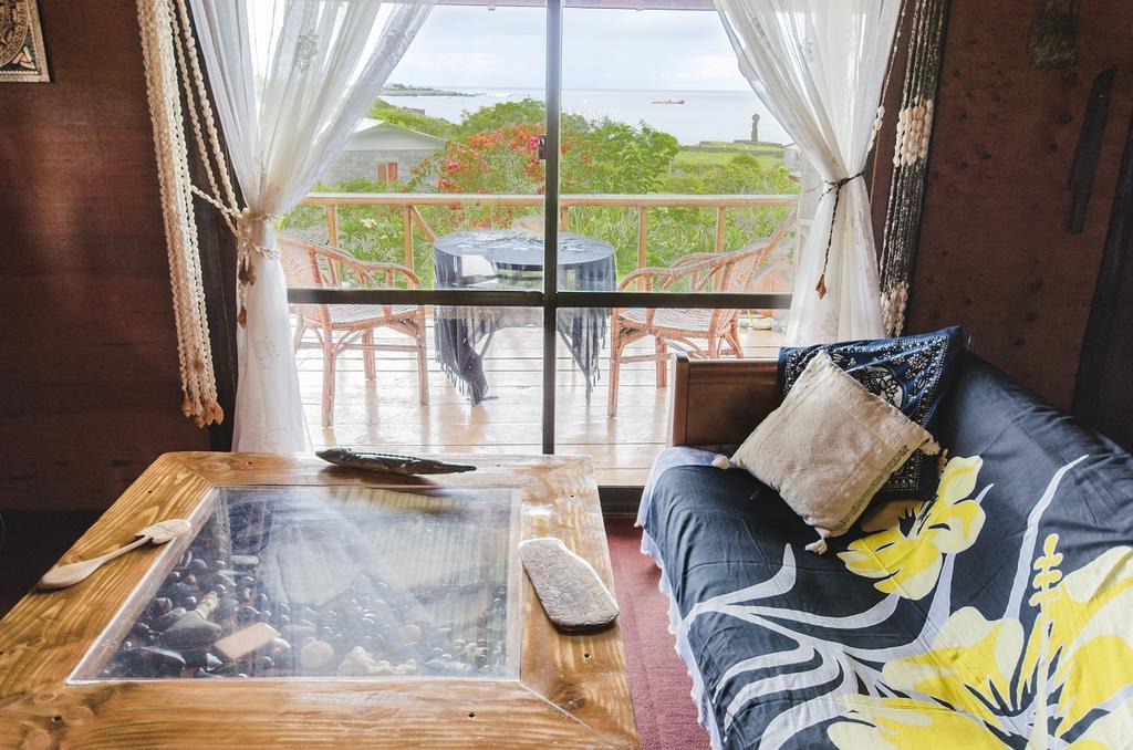 Cabanas Moai 앙가로아 외부 사진